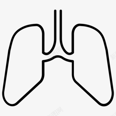 肺医生健康图标