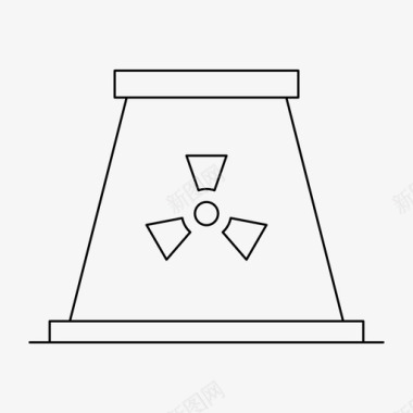 核能能源工业图标