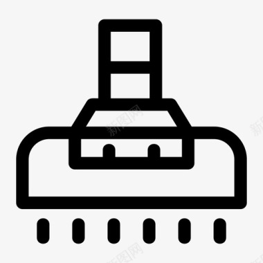 吸尘器清扫器技术设备图标