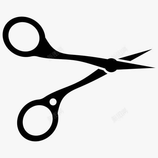 剪刀切割工具理发svg_新图网 https://ixintu.com 剪刀 切割 工具 理发 美发
