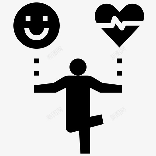 运动平衡幸福svg_新图网 https://ixintu.com 平衡 运动 动平衡 幸福 快乐 工作 生活 压力 管理 雕文