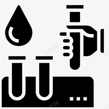 试管实验室医学图标