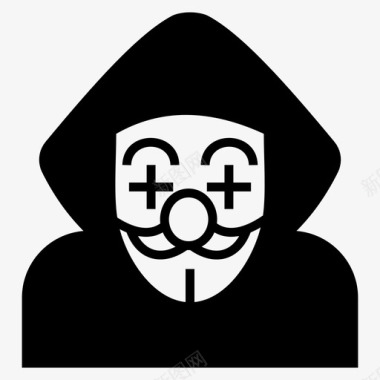 匿名犯罪网络图标