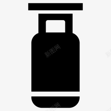 煤气气瓶储气罐图标