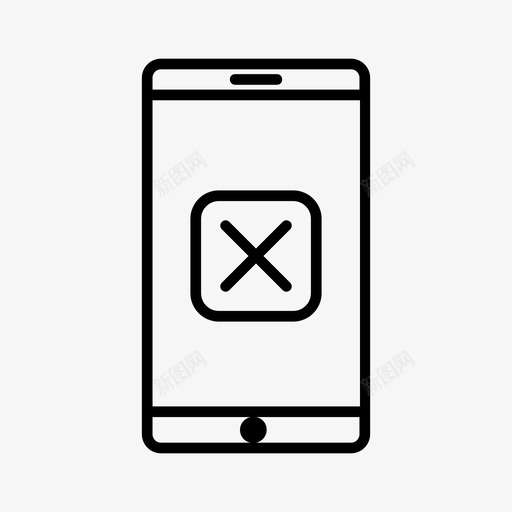 移动错误关闭智能手机svg_新图网 https://ixintu.com 移动 错误 关闭 智能 手机 基本
