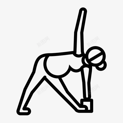 伸展三角姿势运动产妇svg_新图网 https://ixintu.com 产妇 伸展 三角 姿势 瑜伽 运动