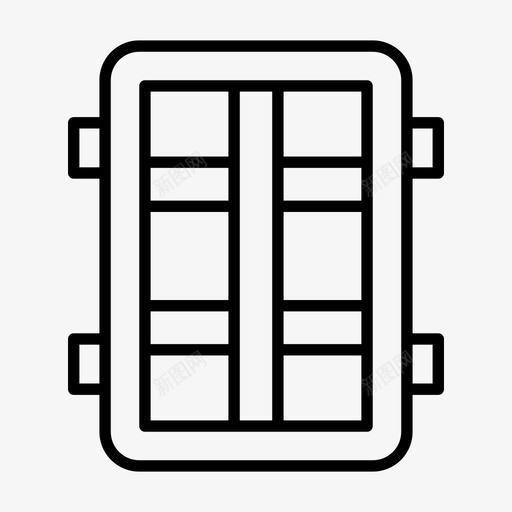 窗建筑家具svg_新图网 https://ixintu.com 建筑 建筑家 家具 家居 室内 窗线