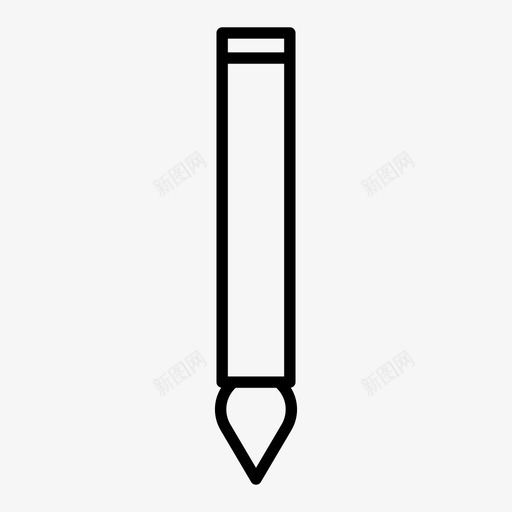 画笔美术油漆svg_新图网 https://ixintu.com 文具 画笔 美术 油漆 工具 系列