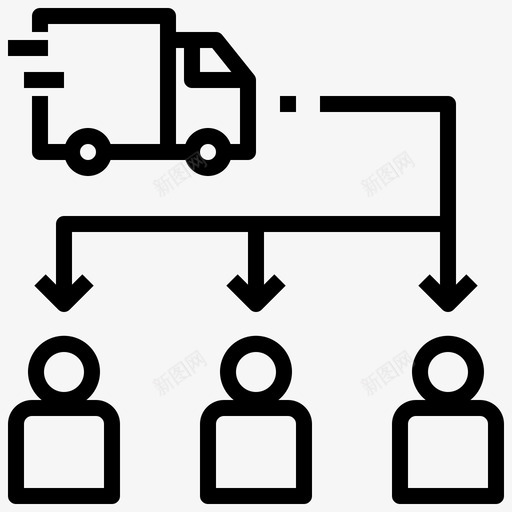 客户送货服务包裹svg_新图网 https://ixintu.com 客户 送货 服务 包裹 运输 等待 物流 供应链 管理
