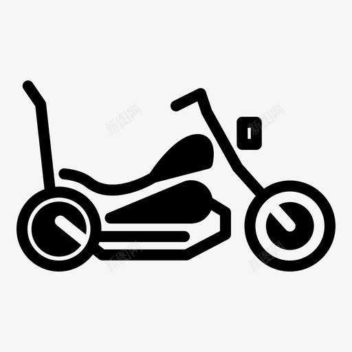 库珀自行车摩托车svg_新图网 https://ixintu.com 摩托车 库珀 自行车 交通工具 车辆 符号