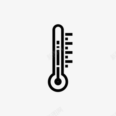 体温计发热卫生图标