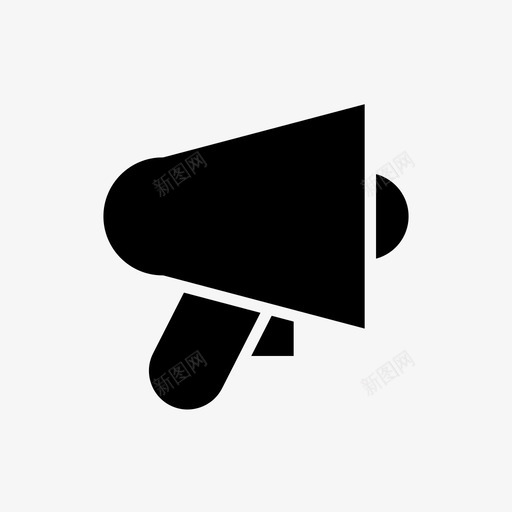 扩音器广播设备svg_新图网 https://ixintu.com 扩音器 广播 设备 扬声器 语音 电子设备