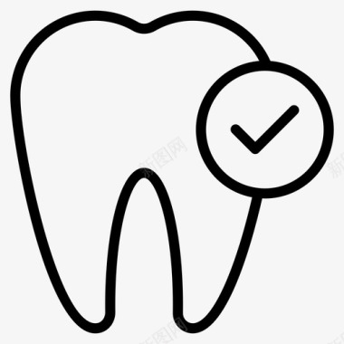 牙齿健康牙齿护理牙齿治疗图标