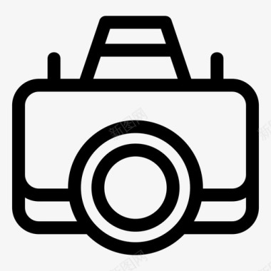 相机数码单反图像图标