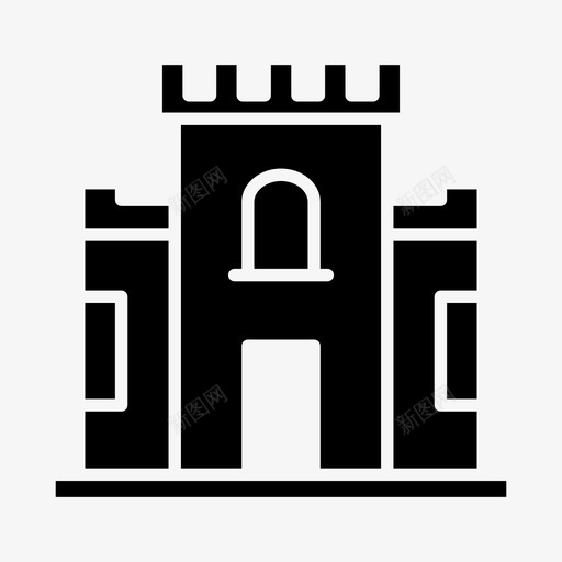 宫殿城堡堡垒svg_新图网 https://ixintu.com 宫殿 城堡 堡垒 豪宅 皇家 建筑