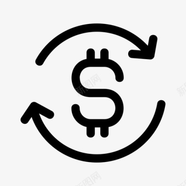退款财务金钱图标