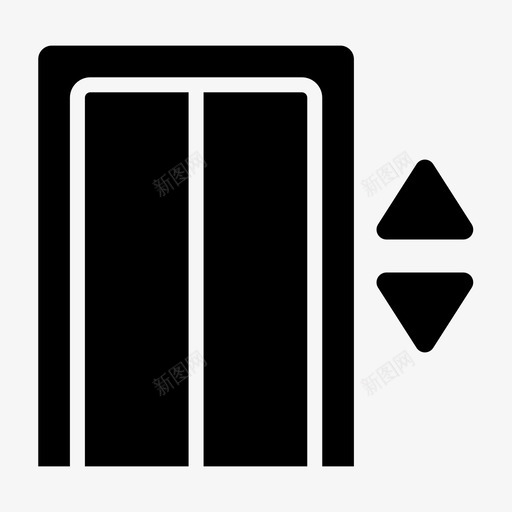 客梯便利设施建筑物svg_新图网 https://ixintu.com 客梯 便利设施 建筑物 电梯