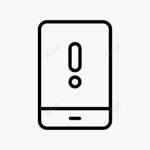 移动设备错误svg_新图网 https://ixintu.com 移动 设备 错误 电话 问题 线路