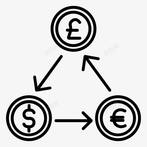 货币兑换货币投资svg_新图网 https://ixintu.com 货币 兑换 投资 转让 商业