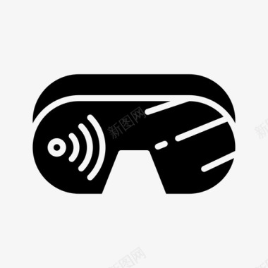 虚拟现实小工具耳机图标