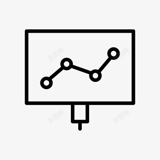 股票市场图形绘图svg_新图网 https://ixintu.com 股票市场 图形 绘图 股票 交易 趋势 基本 图标