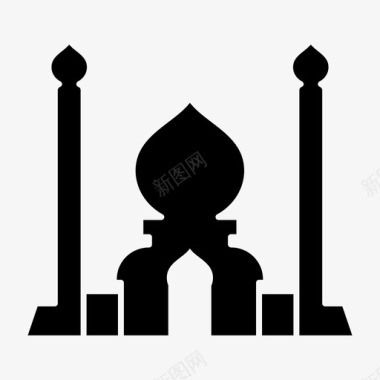 清真寺伊斯兰卡里姆图标