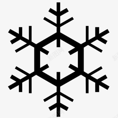 雪花大自然星星图标