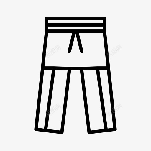 长裤时装服装svg_新图网 https://ixintu.com 长裤 时装 服装 裤线