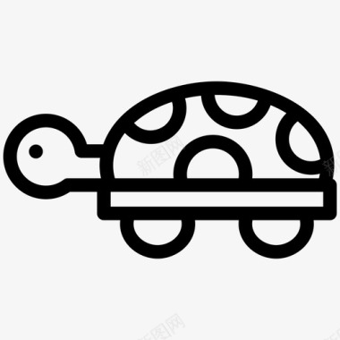 海龟爬行动物贝壳图标