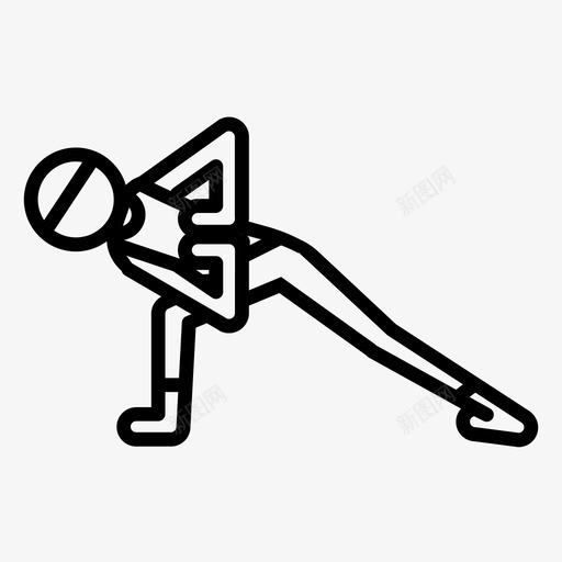 旋转侧角姿势运动锻炼svg_新图网 https://ixintu.com 姿势 旋转 侧角 瑜伽 运动 锻炼