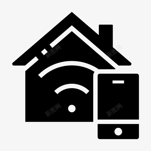 智能家居便利设施控制svg_新图网 https://ixintu.com 智能家居 便利设施 控制 遥控 技术