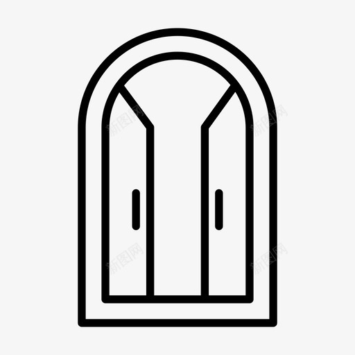 窗装饰门svg_新图网 https://ixintu.com 装饰 玻璃 室内 窗线