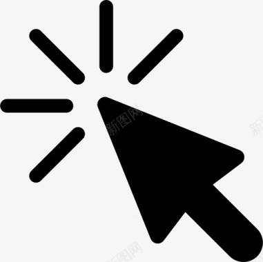 光标点击鼠标图标