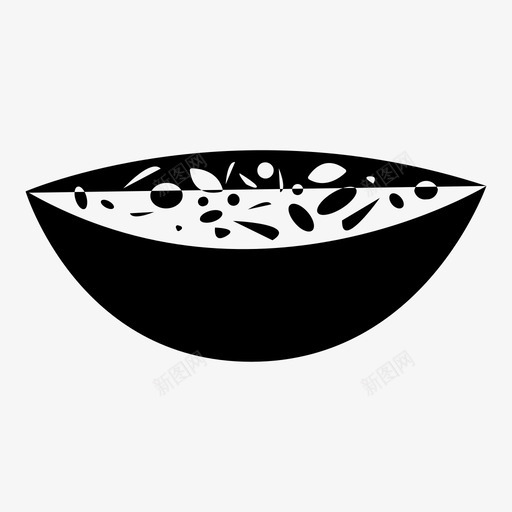 主菜碗咖喱印度菜svg_新图网 https://ixintu.com 主菜 咖喱 印度 扁豆 米饭