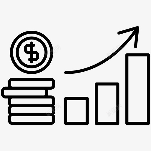 启动资金业务增长svg_新图网 https://ixintu.com 启动 资金 业务 增长