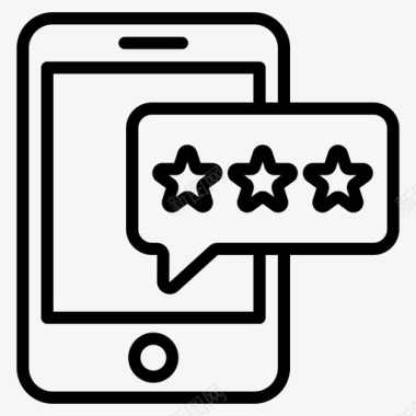 手机反馈聊天反馈客户体验图标