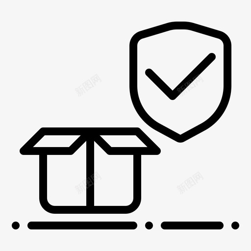安全包装盒子送货svg_新图网 https://ixintu.com 安全 包装 包装盒 盒子 送货 保险箱 电子商务