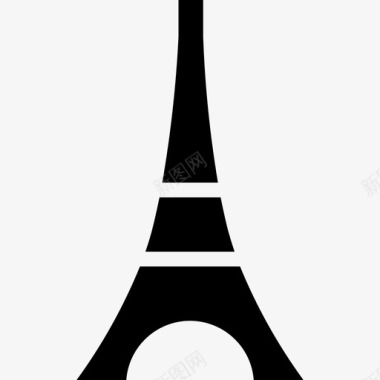 巴黎建筑埃菲尔铁塔图标