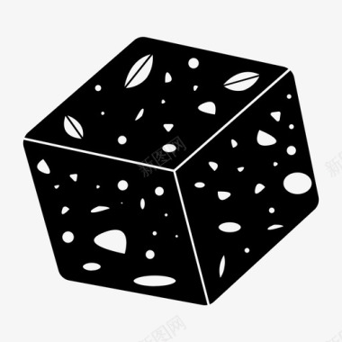 米泰立方体甜点图标