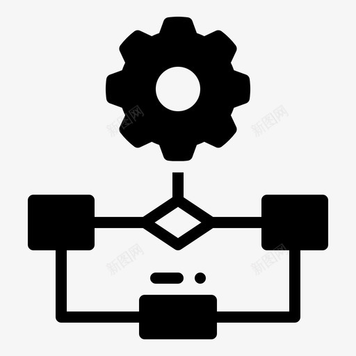 算法流程图逻辑svg_新图网 https://ixintu.com 搜索引擎 算法 流程图 逻辑 优化 工作流 营销