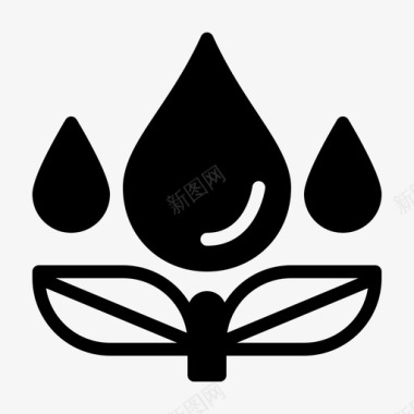 水生植物生态环境图标