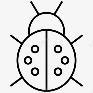 瓢虫虫子昆虫图标