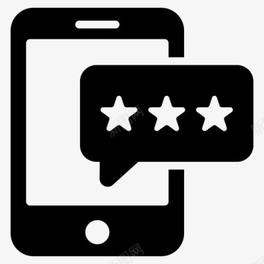 手机反馈客户体验客户评论图标