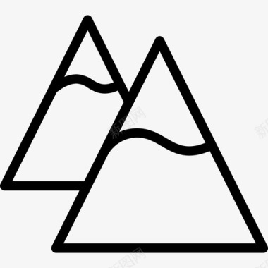 山珠穆朗玛峰森林图标