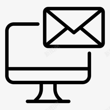 桌面邮件通信电子邮件图标