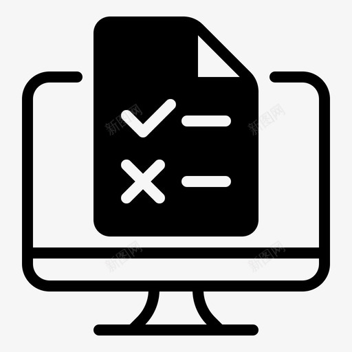 在线考试审计计算机svg_新图网 https://ixintu.com 在线考试 审计 计算机 考试 在线学习