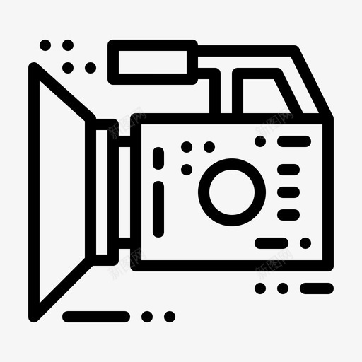专业摄像机相机数码单反svg_新图网 https://ixintu.com 专业 摄像机 相机 数码 单反 视频 现代 设备