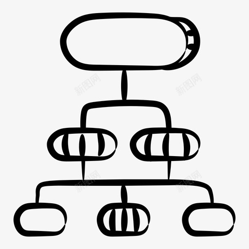 工作流算法流程图svg_新图网 https://ixintu.com 工作流 算法 流程图 层次 结构 信息 架构 图形设计 摄影 线条 图标
