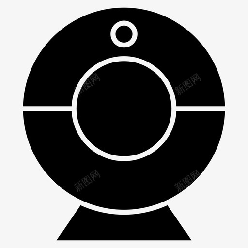 网络摄像头摄像头电脑配件svg_新图网 https://ixintu.com 摄像头 网络 电脑配件