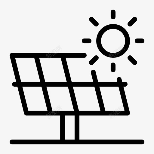 太阳能生态面板svg_新图网 https://ixintu.com 太阳能 生态 面板 发电厂